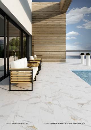 Клинкерная плитка Marbles Calacatta Exagres 1200x150/10 мм