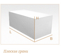 Газобетонный блок ГРАС D600, B3.5, 600x250x200 мм