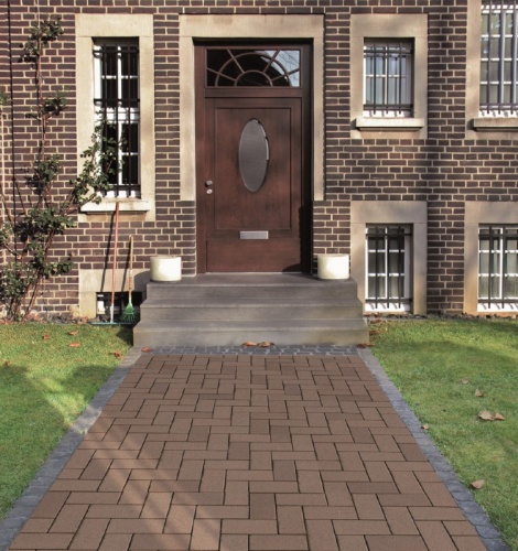 Тротуарный кирпич «ABC-Klinkergruppe» Schwarz Braun  200х100х52