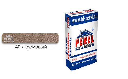 Цветной кладочный раствор PEREL NL 0140 кремовый, 50 кг